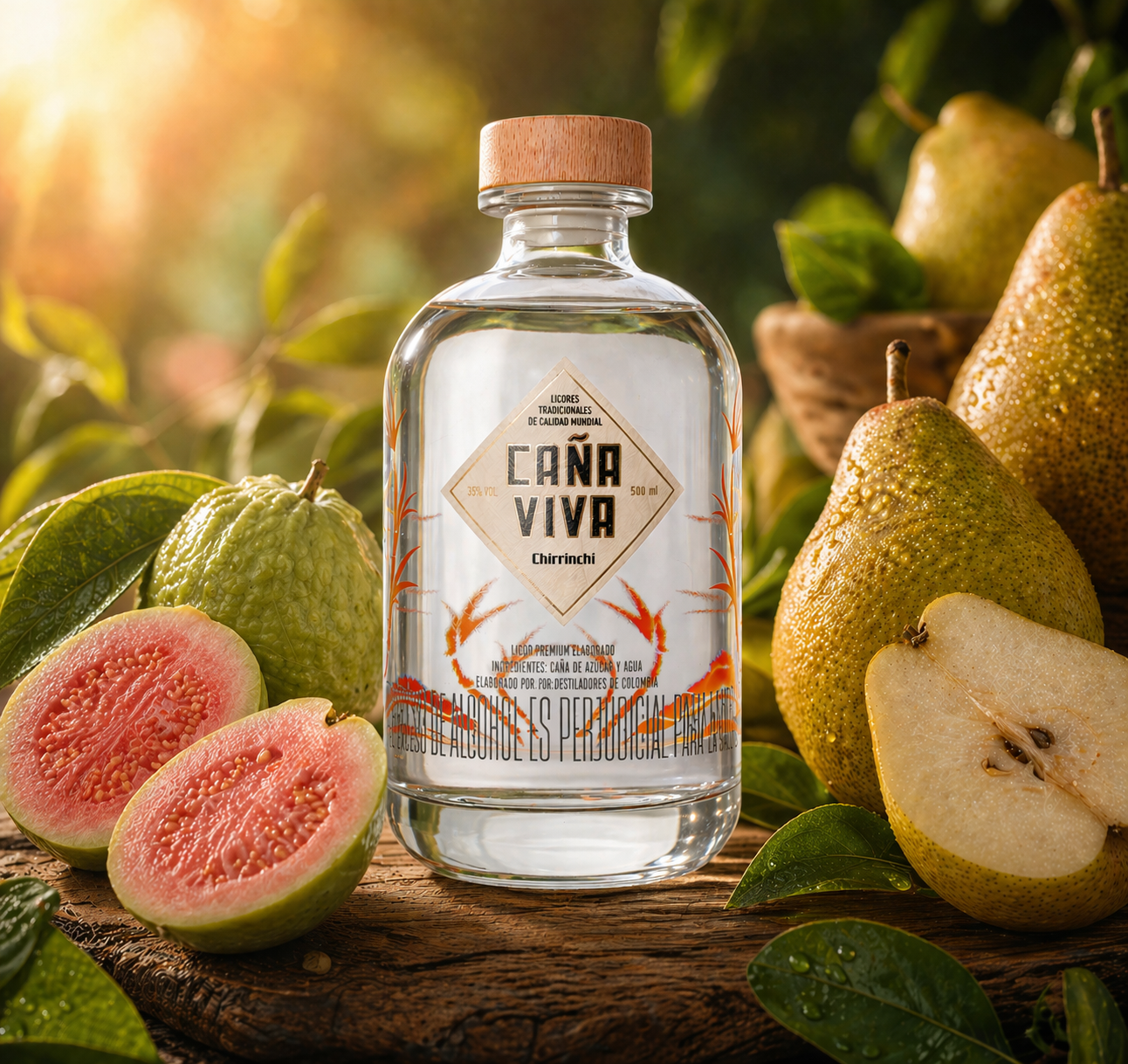 Chirrinchi Guayaba Pera Caña Viva 500ml